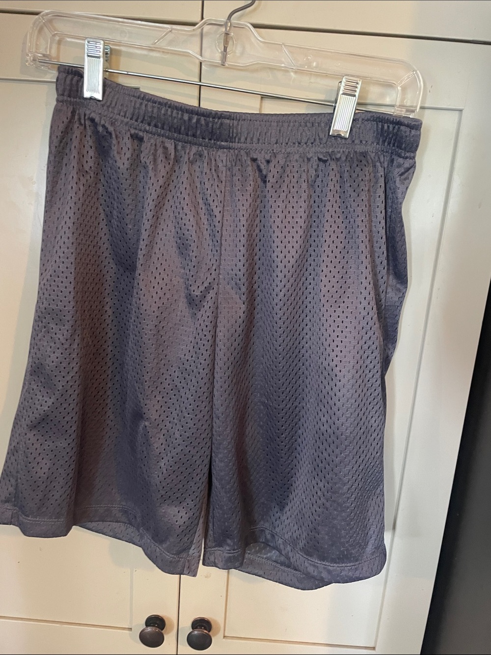 Soffe Gray Mesh Athletic Shorts for Kids